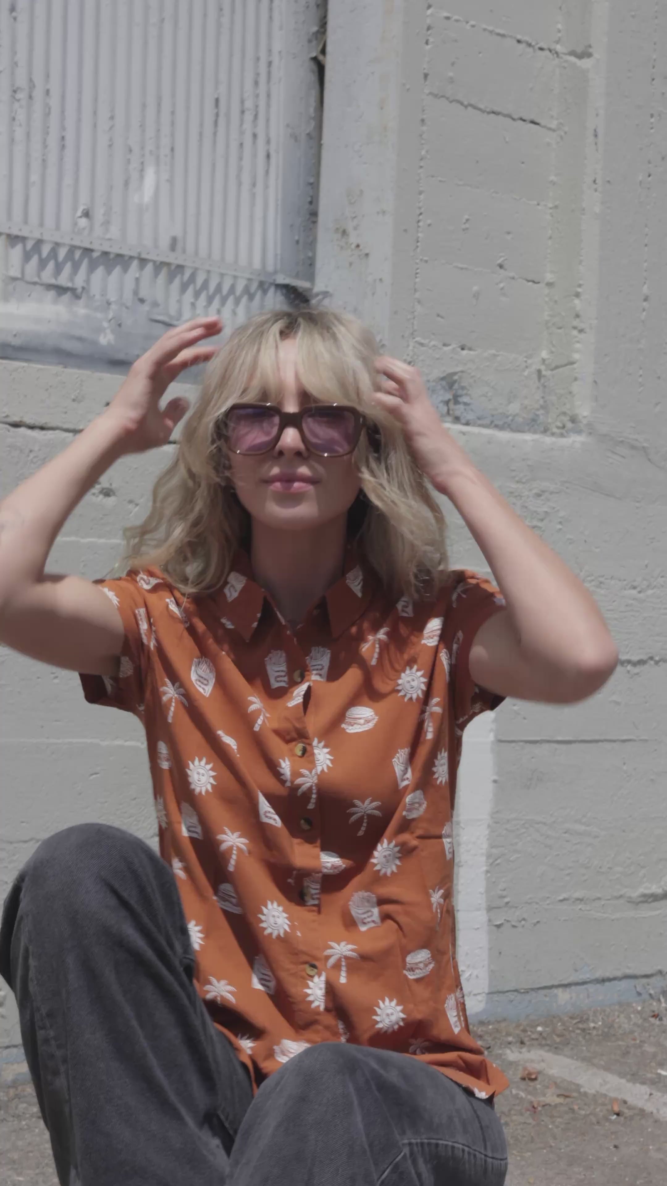 Take It Greasy Button-Up